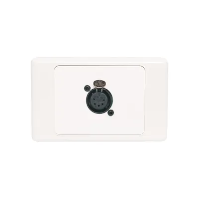 Redback 5 Pin Horizontal Microphone Wallplate