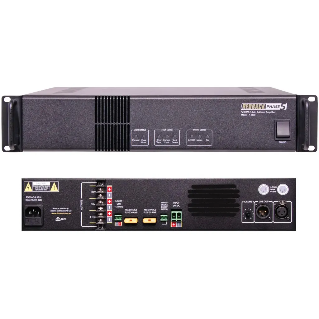 Redback 500W Power Amplifier