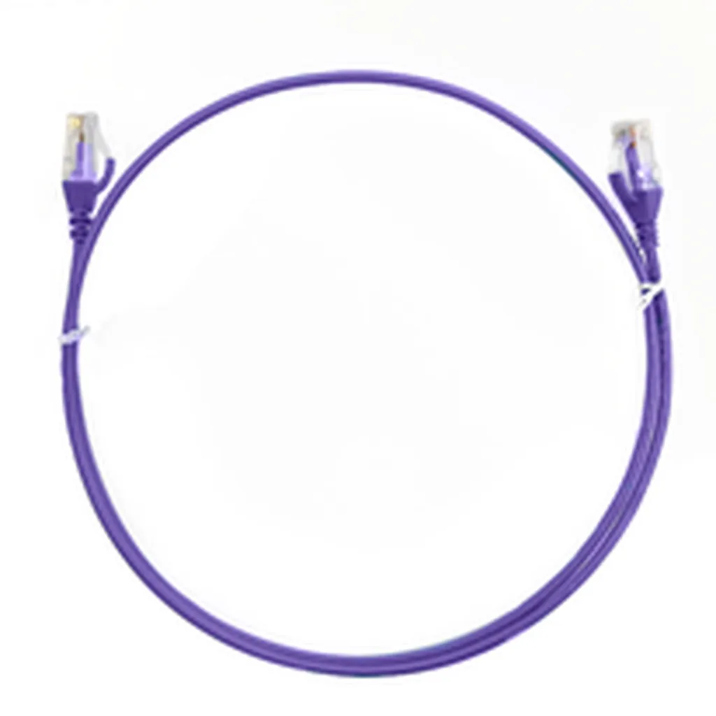 4Cabling Cat 6 Ultra Thin Network Cable 0.15M - Purple