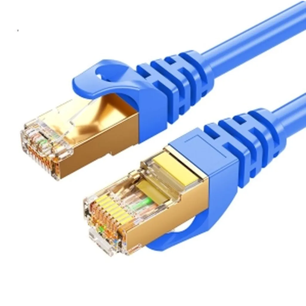 8WARE CAT7 Flat Ethernet Cable 2m - Blue