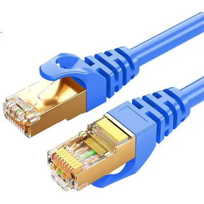 8WARE CAT7 Flat Ethernet Cable 3m - Blue