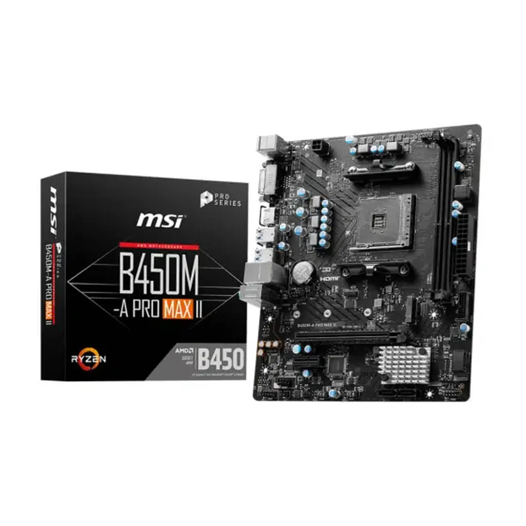 MSI B450M-A PRO MAX II AM4 mATX Motherboard