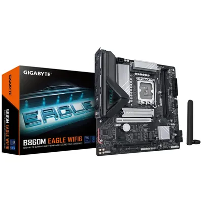 Gigabyte B860M Eagle WiFi6 LGA1851 mATX Motherboard