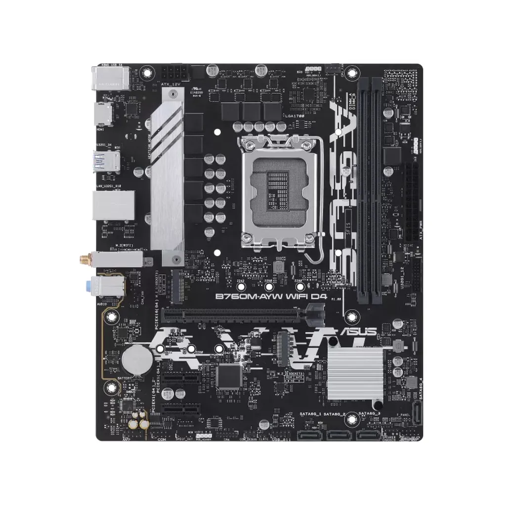 Asus B760M-AYW WIFI DDR4 mATX Motherboard