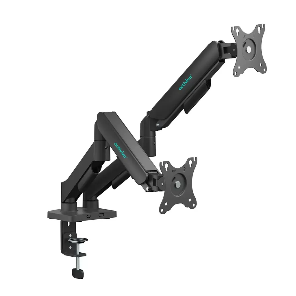 mbeat Ergolife Dual-Screen Gas Spring Monitor Arm up to 32" 9kg