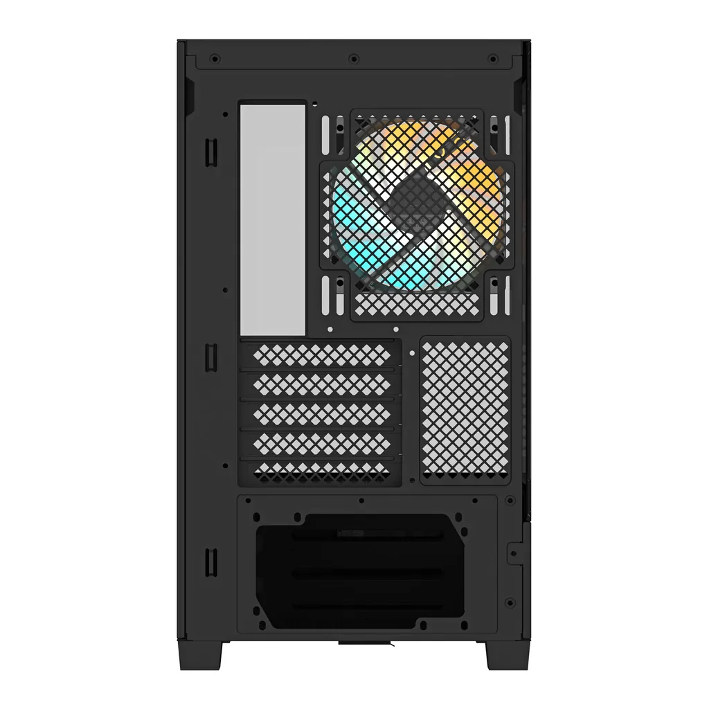 Gigabyte C201 Panoramic mATX Desktop Case Black