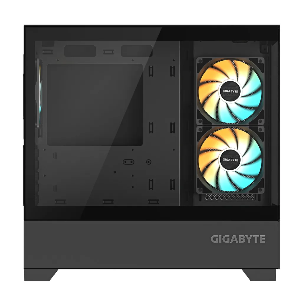 Gigabyte C201 Panoramic mATX Desktop Case Black