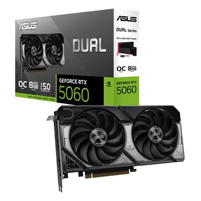 ASUS Dual Nvidia RTX 5060 8GB OC GDDR7 Video Card 