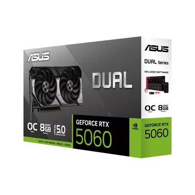 ASUS Dual Nvidia RTX 5060 8GB OC GDDR7 Video Card 
