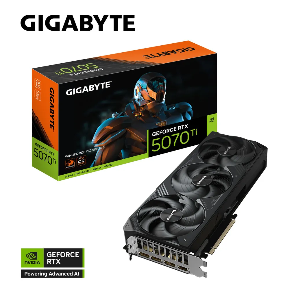 Gigabyte GeForce RTX 5070 Ti Windforce OC SFF 16GB GDDR7