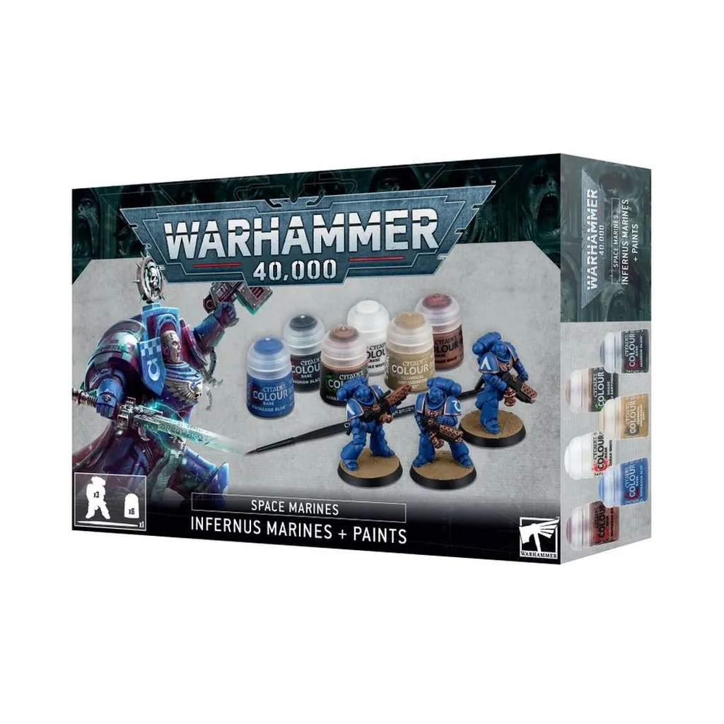 Warhammer 40,000: Infernus Marines + Paints
