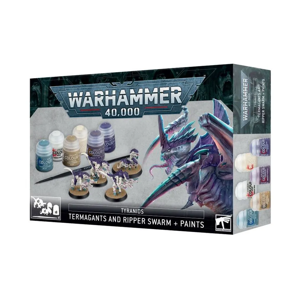 Warhammer 40,000: Termagants and Ripper Swarm + Paints