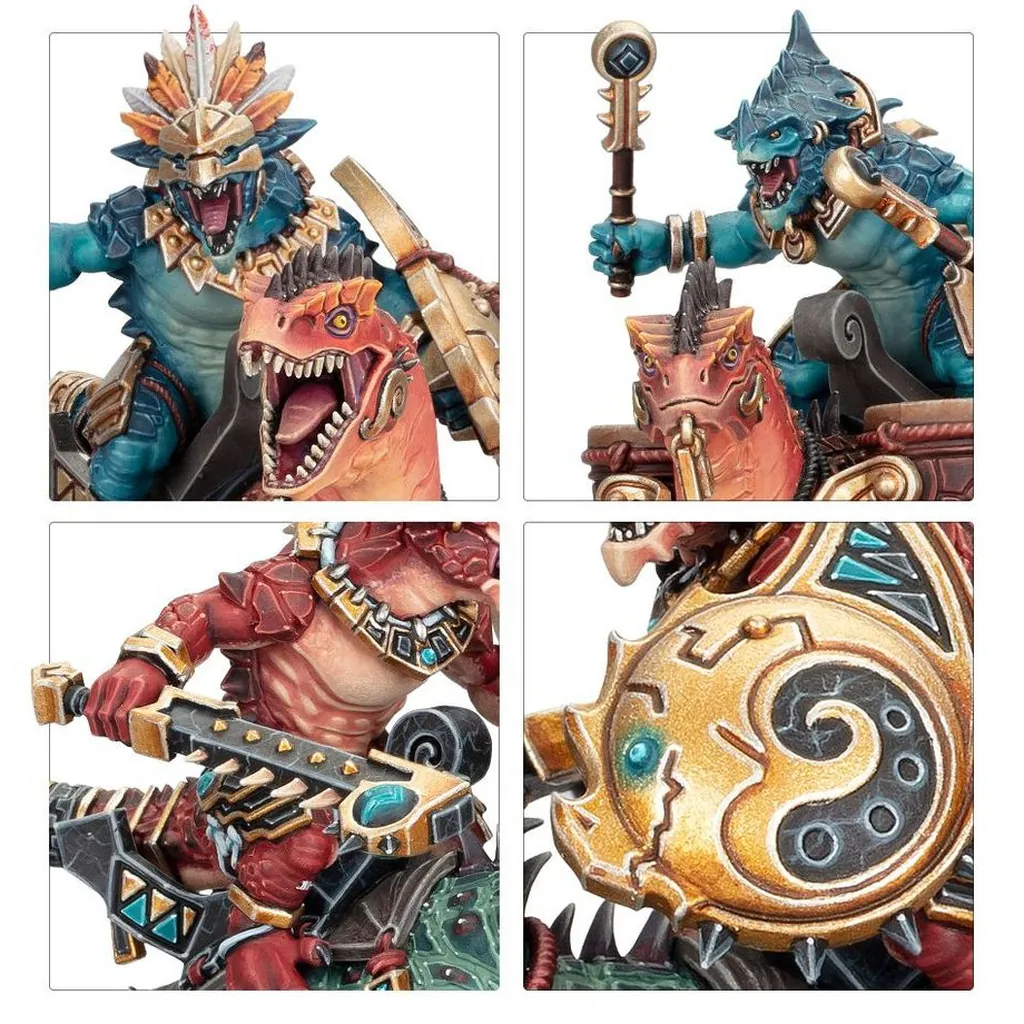 Warhammer Age of Sigmar: Seraphon: Aggradon Lancers