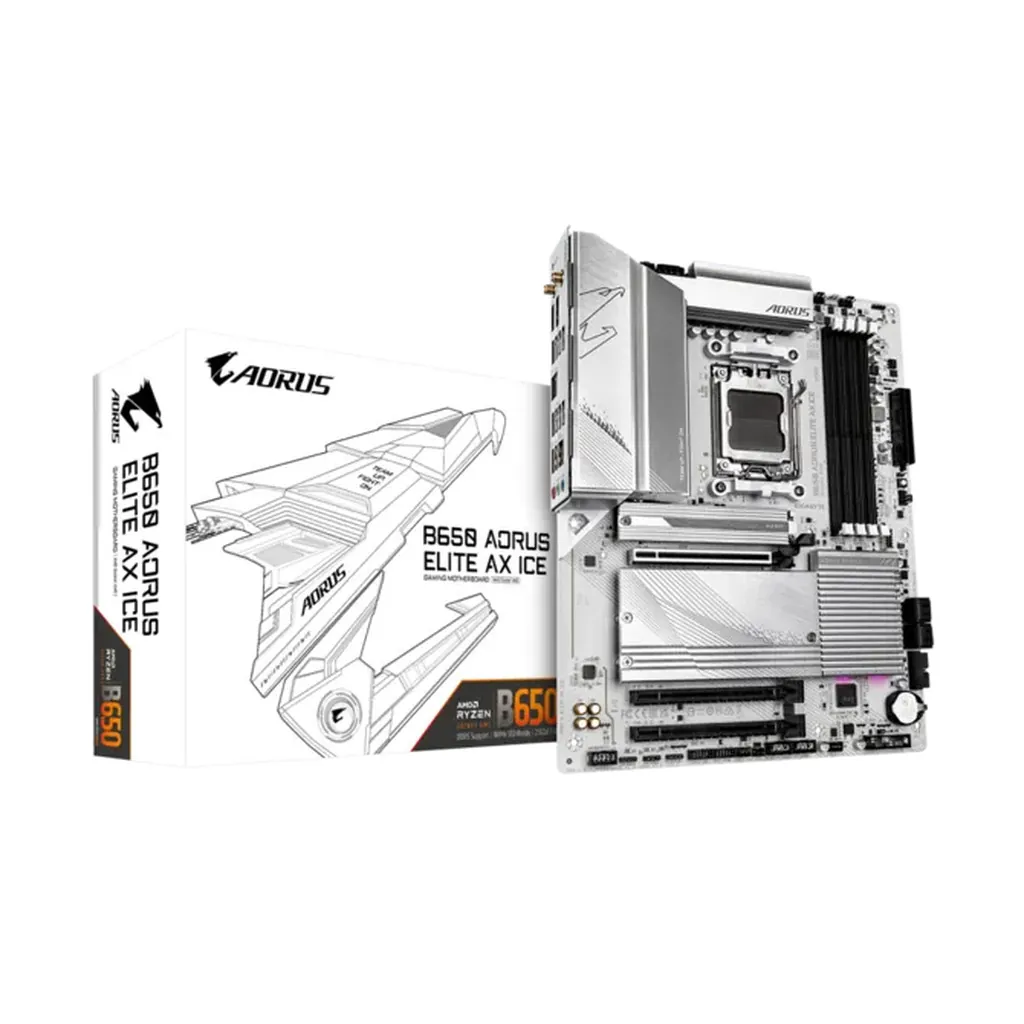 Gigabyte B650 AORUS ELITE AX ICE AM5 ATX Desktop Motherboard