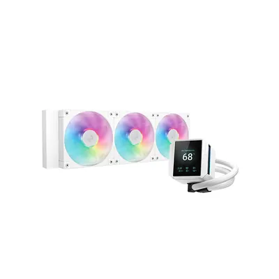 DeepCool MYSTIQUE 360 ARGB AIO Liquid CPU Cooler - White