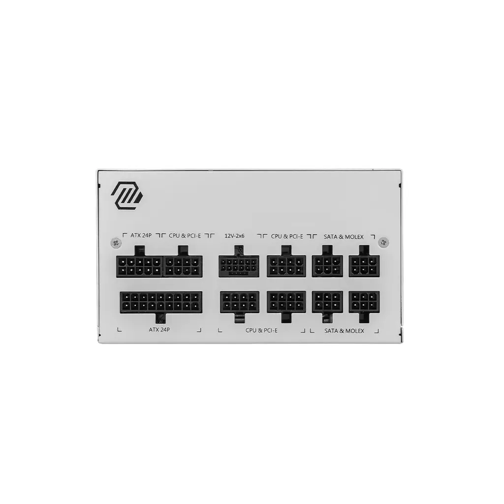 MSI MAG A850GL - 850W Gold PCIe 5.0 ATX Modular PSU (White)
