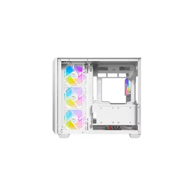 Antec C5 ARGB - Tempered Glass Mid Tower Case - White