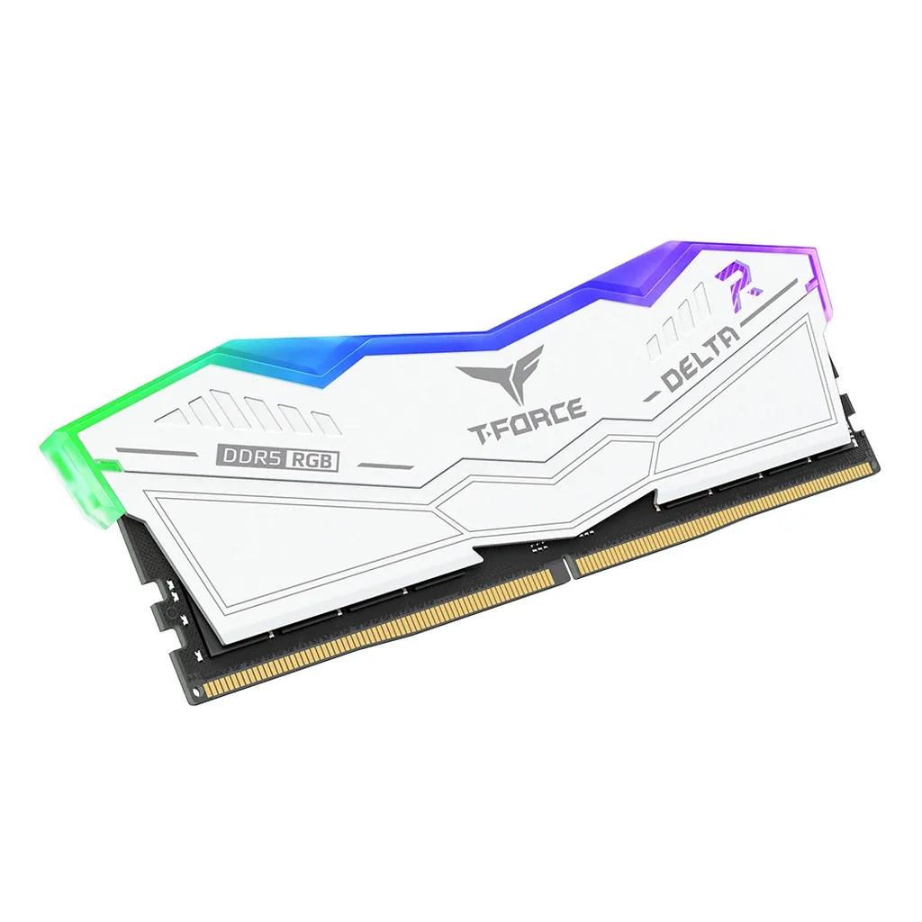Team T-Force Delta RGB 32GB Kit (2x16GB) DDR5-6000 C38 - White