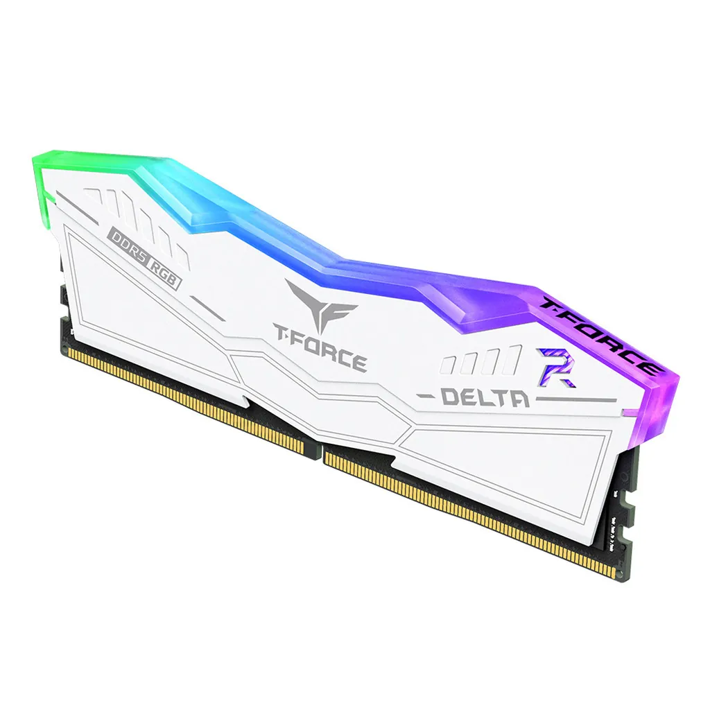 Team T-Force Delta RGB 32GB Kit (2x16GB) DDR5-6000 C38 - White
