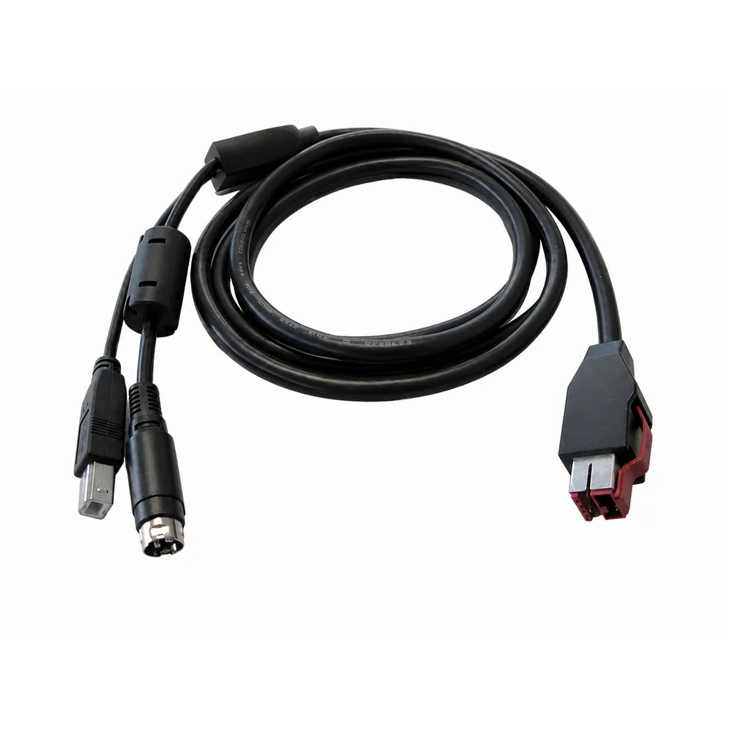 CABLE PRINTER 24V PUSB TO HOSIDEN & USB B 1M BLK