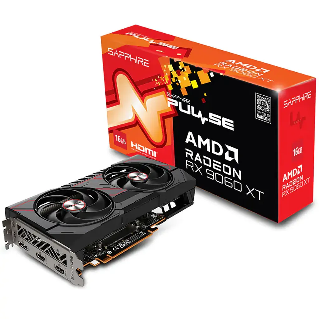 SAPPHIRE PULSE AMD RADEON™ RX 9060 XT 16GB