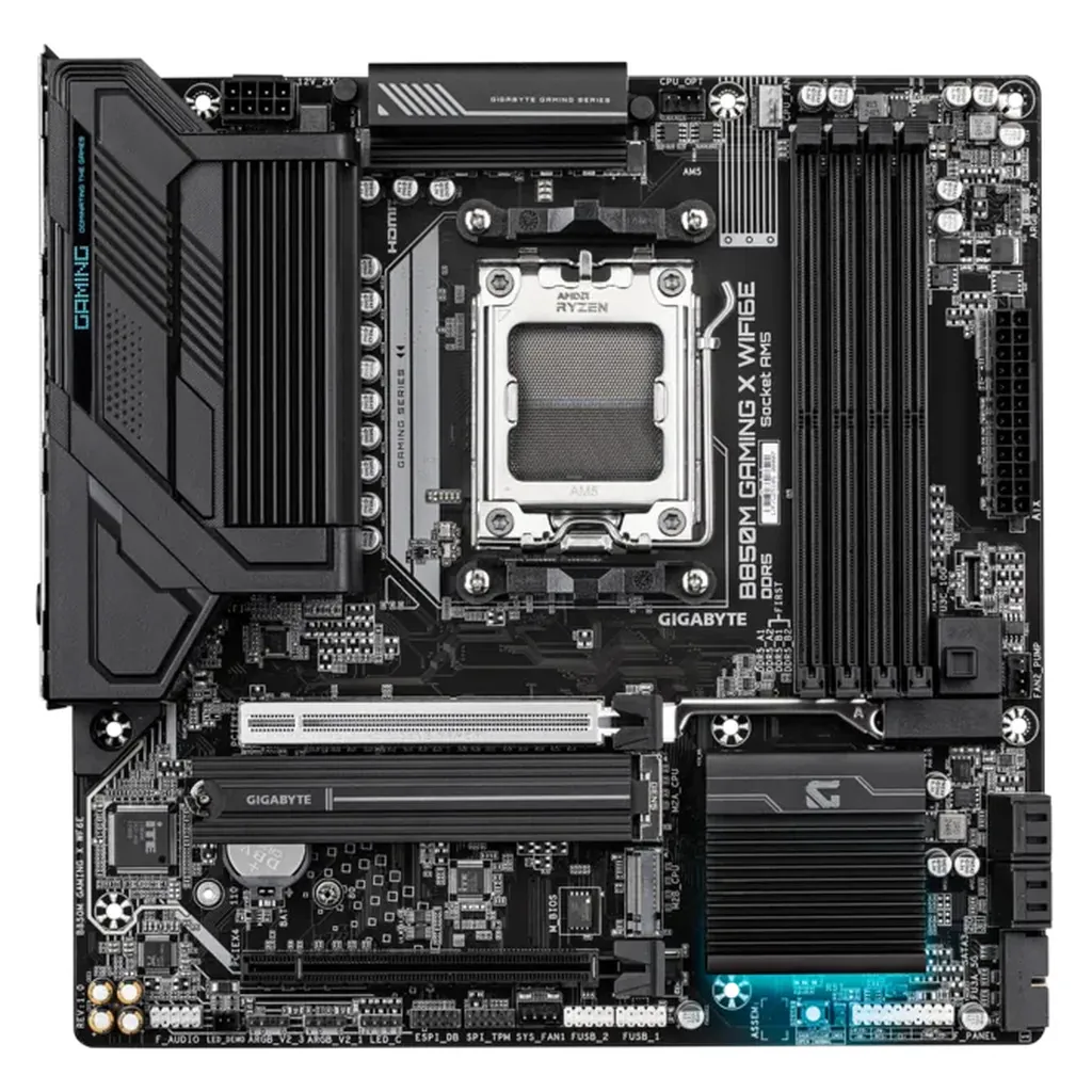 Gigabyte B850M GAMING X WiFi6E AM5 mATX Desktop Motherboard