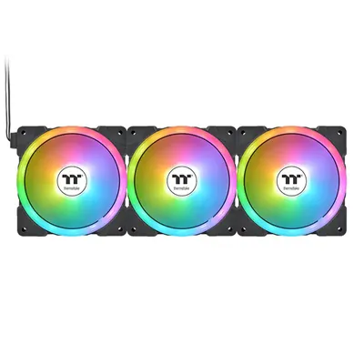 Thermaltake SWAFAN EX12 ARGB Quick Connect Black Edition - 3 Fan Pack 