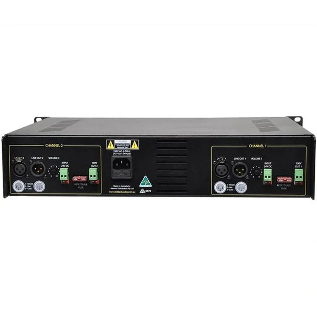 Redback 2 X 125W Power Amplifier