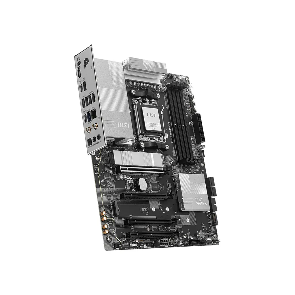 MSI PRO B850-P WiFi AM5 ATX Desktop Motherboard