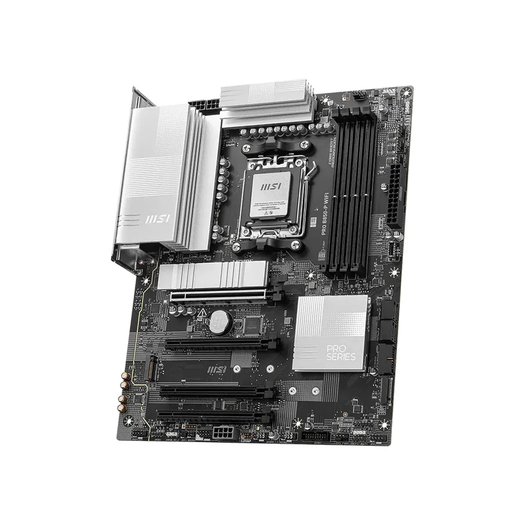 MSI PRO B850-P WiFi AM5 ATX Desktop Motherboard