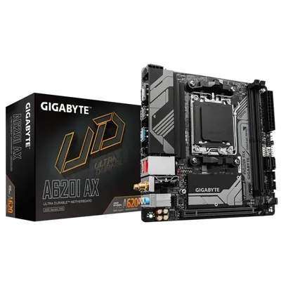 Gigabyte A620I AX AM5 DDR5 Mini-ITX Desktop Motherboard