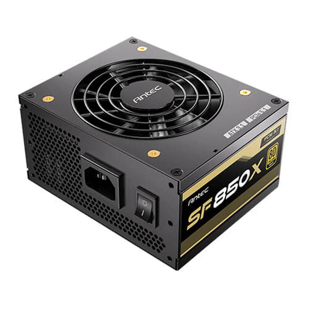 Antec SF850X Gold 80 Plus Fully Modular Power Supply - Black