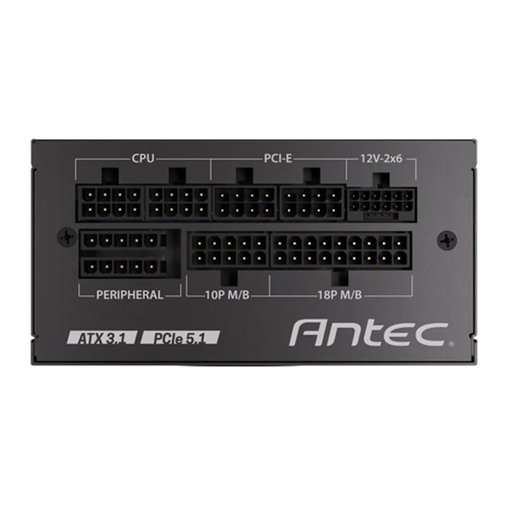 Antec SF850X Gold 80 Plus Fully Modular Power Supply - Black