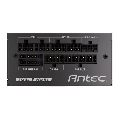 Antec SF850X Gold 80 Plus Fully Modular Power Supply - Black