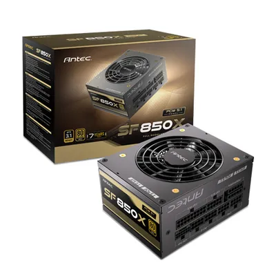 Antec SF850X Gold 80 Plus Fully Modular Power Supply - Black