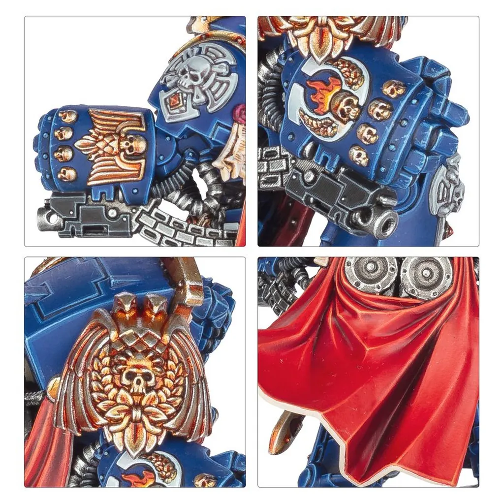 Warhammer 40,000: Ultramarines: Marneus Calgar in Amour of Antilochus