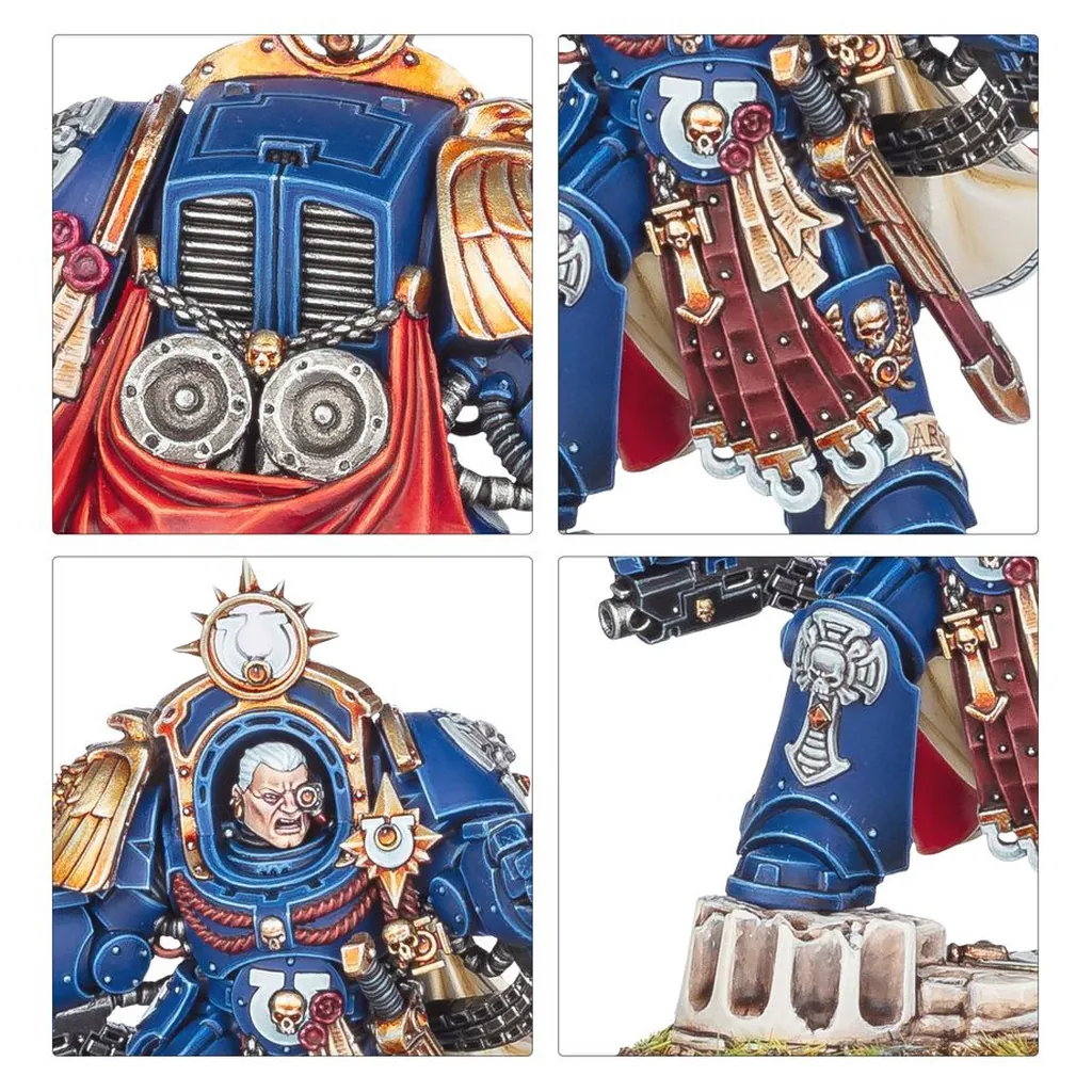 Warhammer 40,000: Ultramarines: Marneus Calgar in Amour of Antilochus