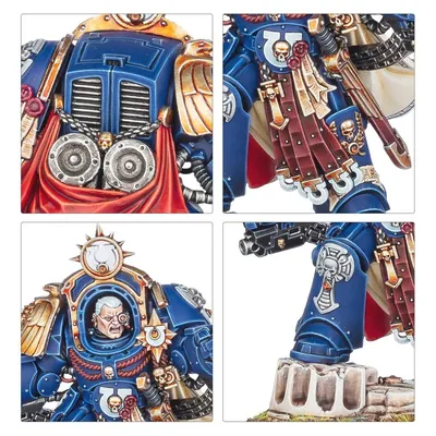 Warhammer 40,000: Ultramarines: Marneus Calgar in Amour of Antilochus