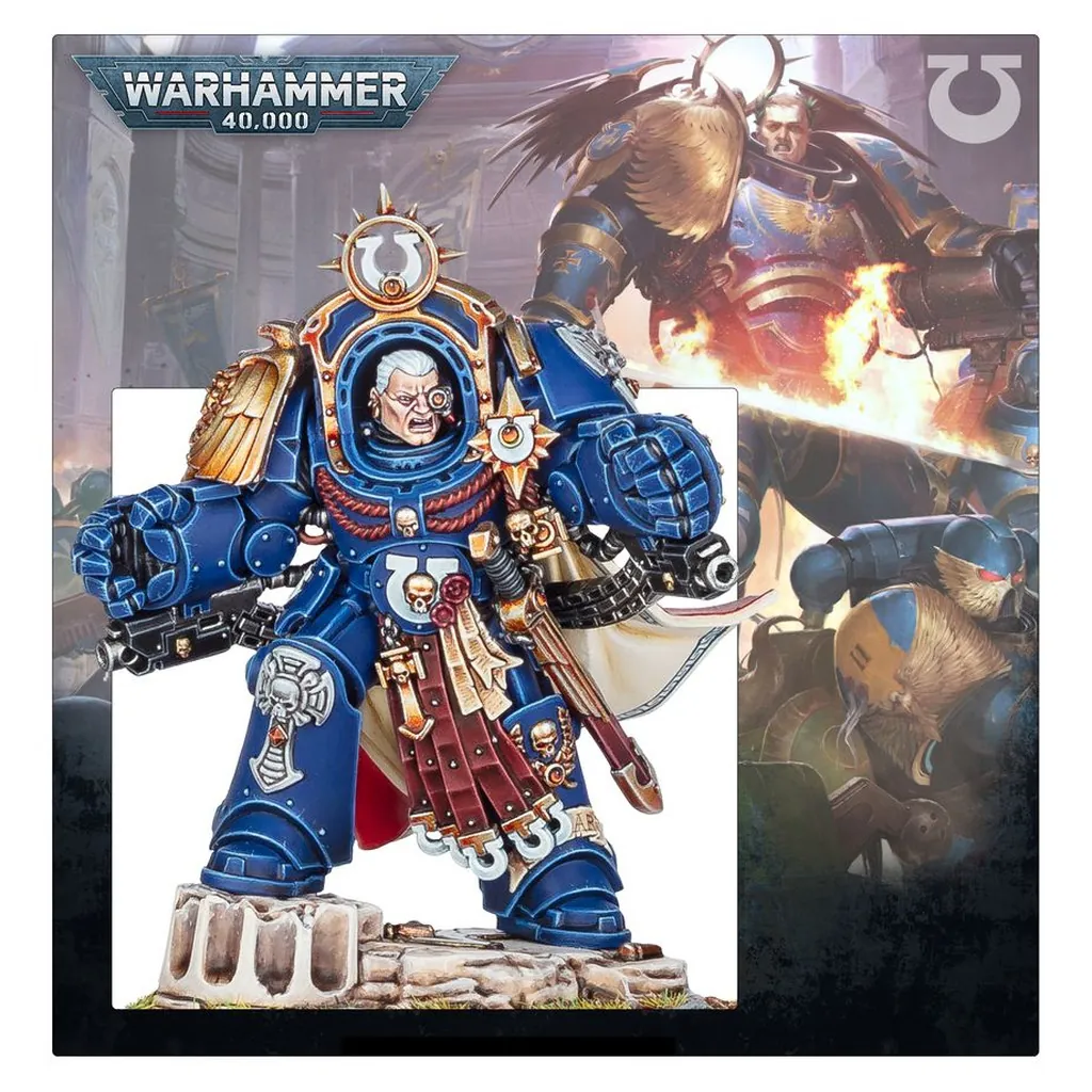 Warhammer 40,000: Ultramarines: Marneus Calgar in Amour of Antilochus