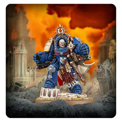 Warhammer 40,000: Ultramarines: Marneus Calgar in Amour of Antilochus