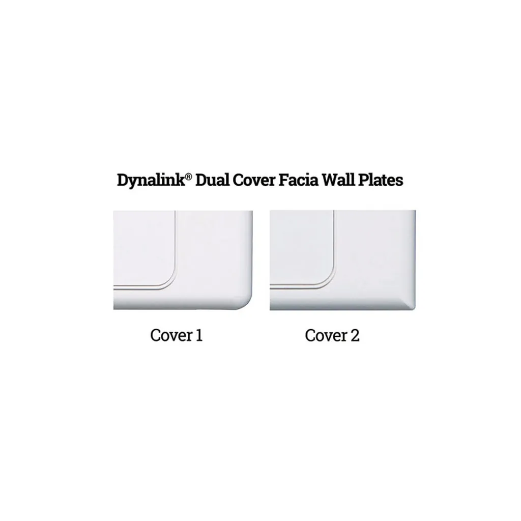 Redback 3 Pin Horizontal Microphone Wallplate