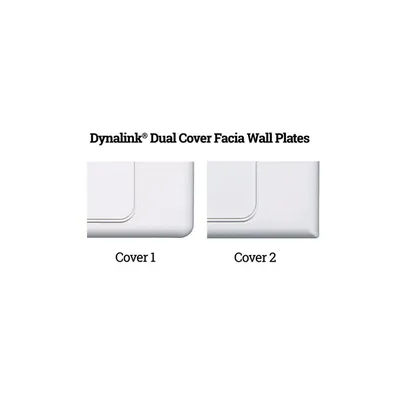 Redback 3 Pin Horizontal Microphone Wallplate