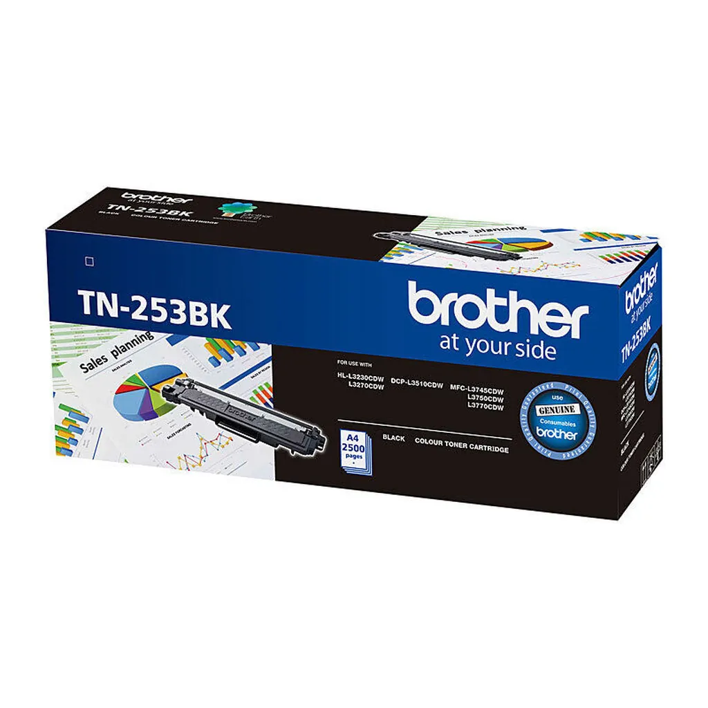 Compatible Brother TN253 Black Toner Cart 