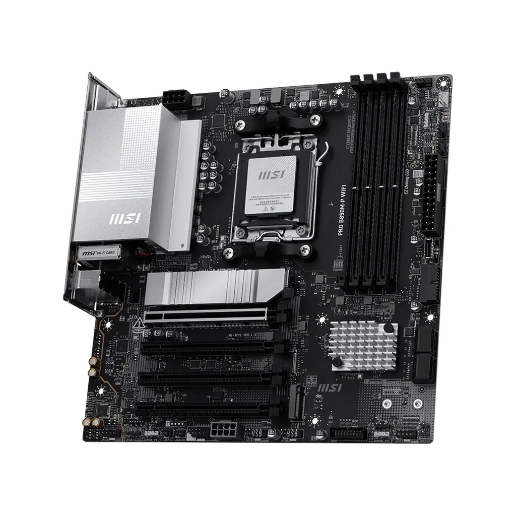 MSI PRO B850M-P WIFI7 AM5 mATX Motherboard
