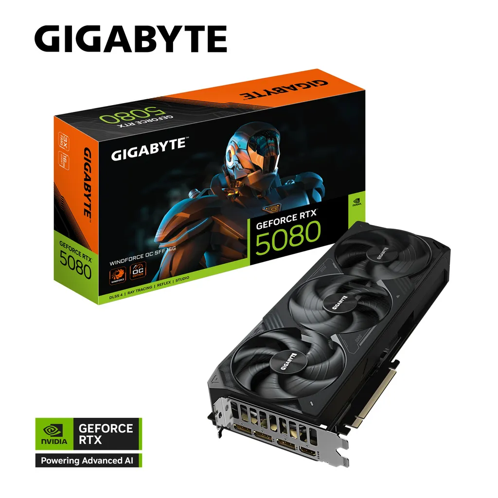 Gigabyte GeForce RTX 5080 WINDFORCE OC SFF 16G