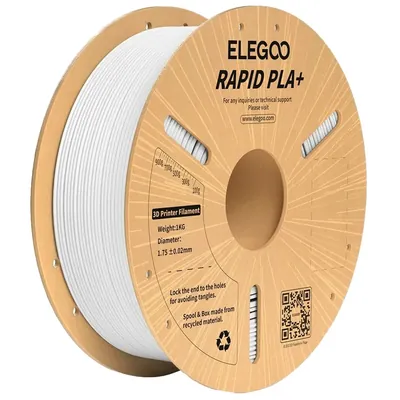 Elegoo Rapid PLA+ Filament 1kg 1.75mm - White