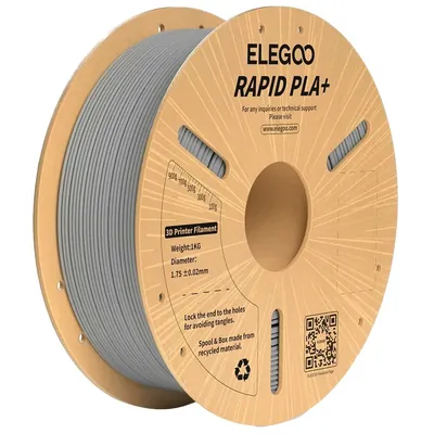Elegoo Rapid PLA+ Filament 1kg 1.75mm - Grey