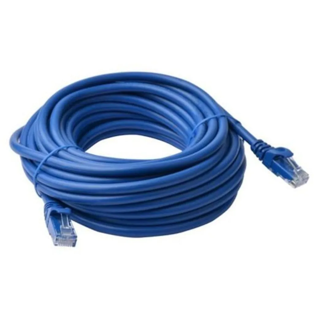 8WARE Cat6a UTP Ethernet Cable Snagless Blue - 10m