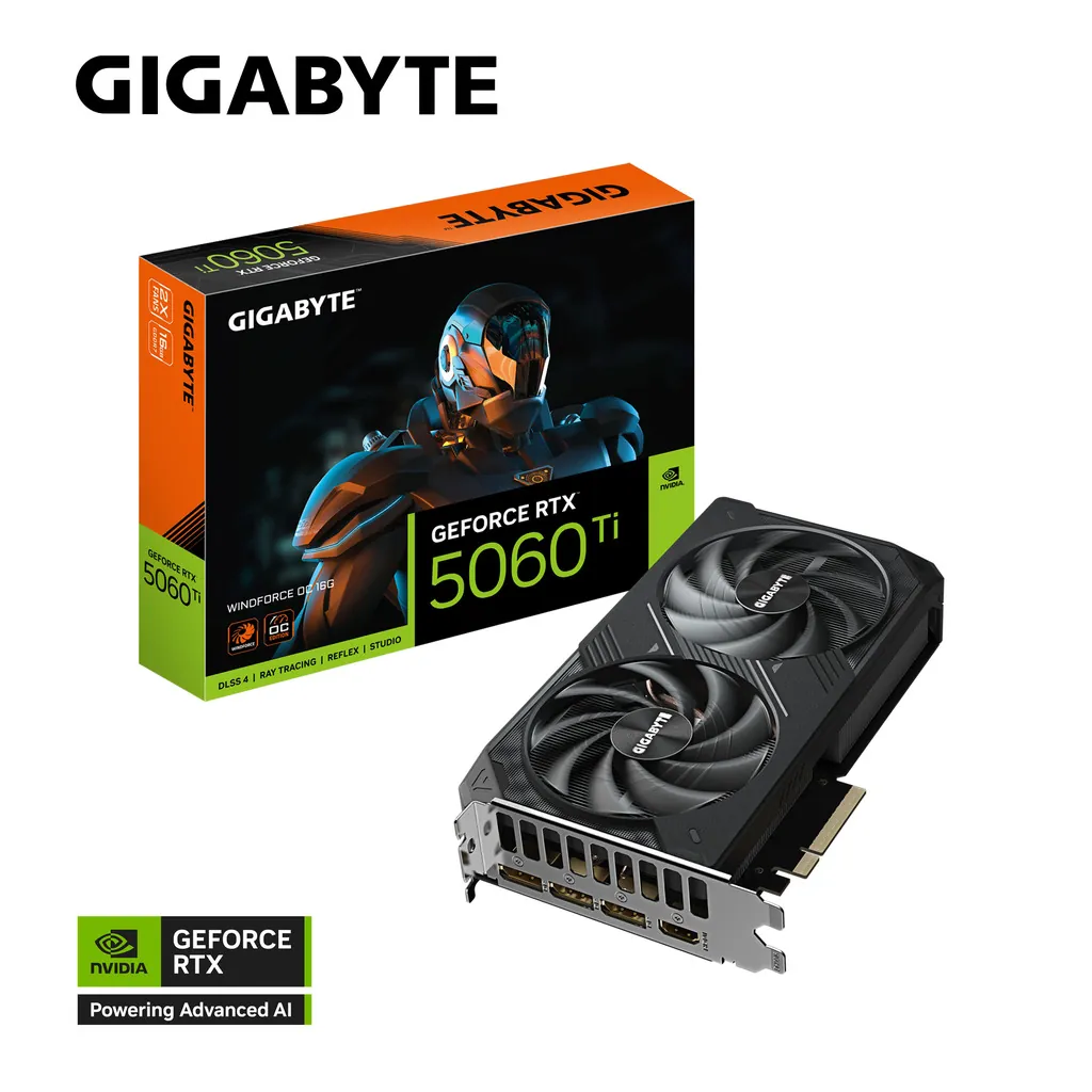 Gigabyte GeForce RTX 5060 Ti Windforce OC 16GB GDDR7