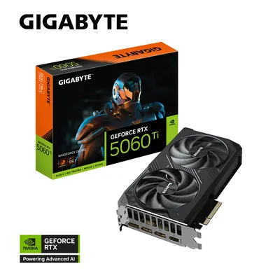 Gigabyte GeForce RTX 5060 Ti Windforce OC 16GB GDDR7